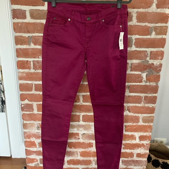 NWT 7 for all mankind Gwenevere skinny jeans 29 - Picture 1 of 5